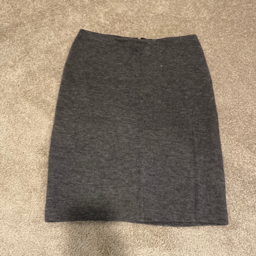 Ann Taylor Heather Wool Pencil Skirt